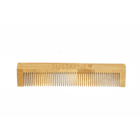 Image of Sustayne Hair Comb, Bamboo, 5", 25 ct
