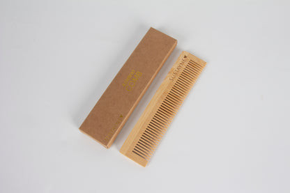 Sustayne Hair Comb, Bamboo, 5"