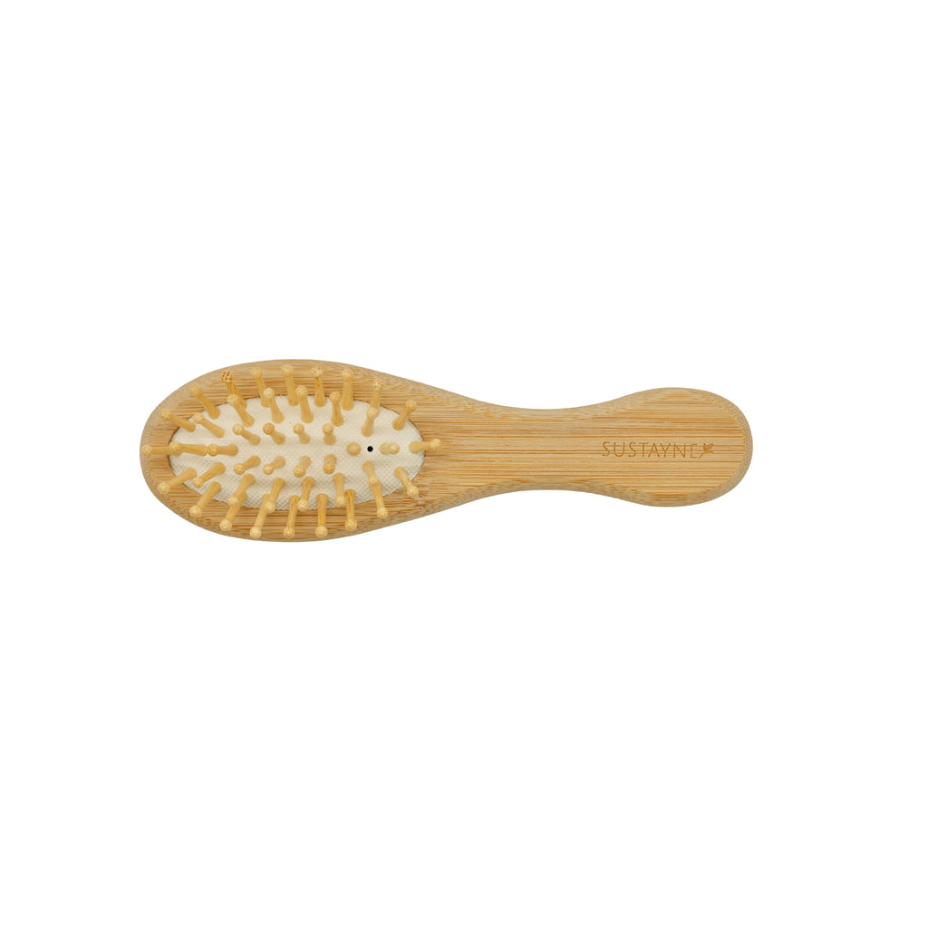 Sustayne Hair Brush, Bamboo, 6", 25 ct