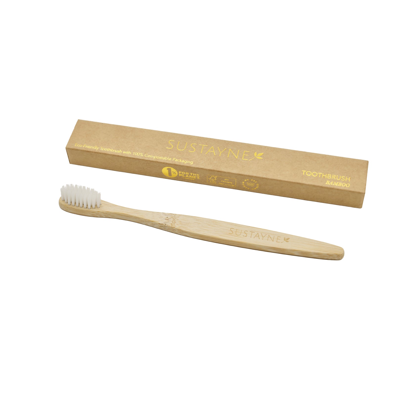 Sustayne Toothbrush & Toothpaste Packet Set, Bamboo – Universal Companies