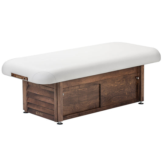 Living Earth Crafts Serenity Treatment Table with Deluxe Classic Cabinet Base