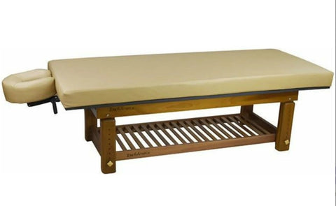 Image of Touch America Solterra Teak Spa and Massage Table Indoor/Outdoor