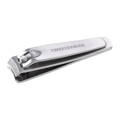 Tweezerman Stainless Steel Fingernail Clipper, Curved Blade