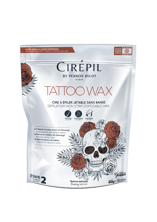 Cirepil Hard Wax Beads, Tattoo, 1.8 lbs