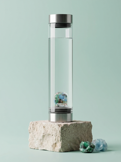 VitaJuwel Sana Premium Crystal Water Carafe, LONGEVITY