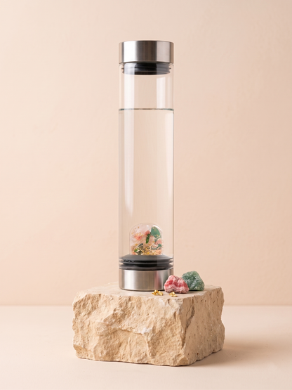 VitaJuwel Sana Premium Crystal Water Carafe, SHINE BRIGHT