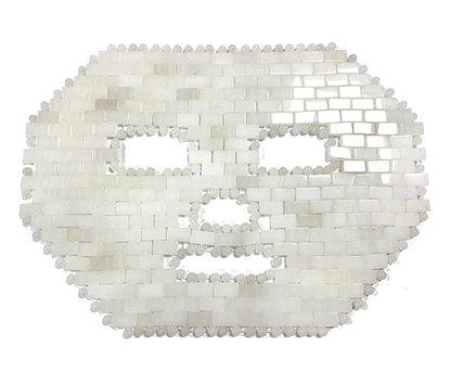 Crystal Fuzion Face Mask, White Jade