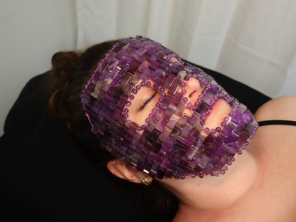 Crystalize Texture Mask Crystal Fuzion Face Mask, Amethyst – Universal Companies