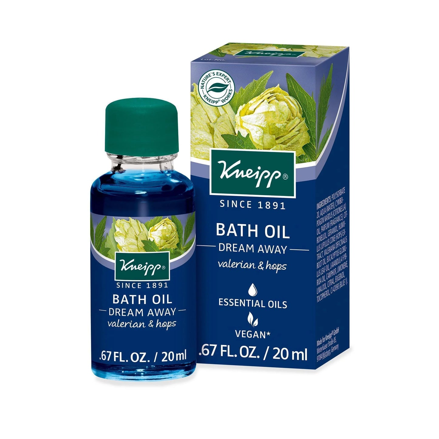 Kneipp Bath Oil, Dream Away Valerian & Hops Universal Companies