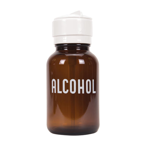 Image of Menda Alcohol Imprint Bottle, Amber, 8oz