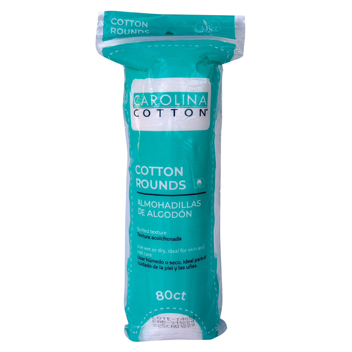 Carolina Cotton 2" Standard Cotton Round, 80ct