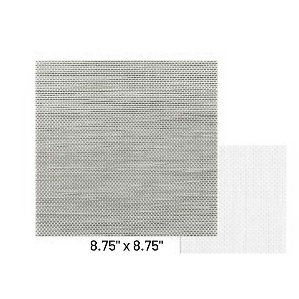 FOH Metroweave® Square Mat/Liner, Mesh Gray, 12 ct