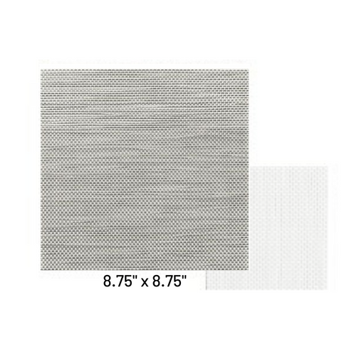 Image of FOH Metroweave® Square Mat/Liner, Mesh Gray, 12 ct