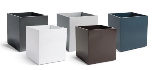 FOH New York Cube Waste Basket, 8 qt, 2 ct