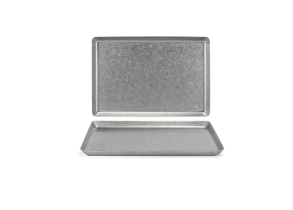 FOH Mod Stainless Steel Plate, Antique