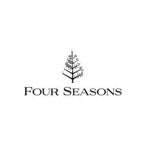 Four Seasons logo with a stylized tree icon above the brand name on a plain white background.