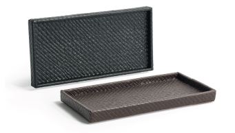 Image of FOH Java Tray, Brown, 8.5" x 4", 12 ct