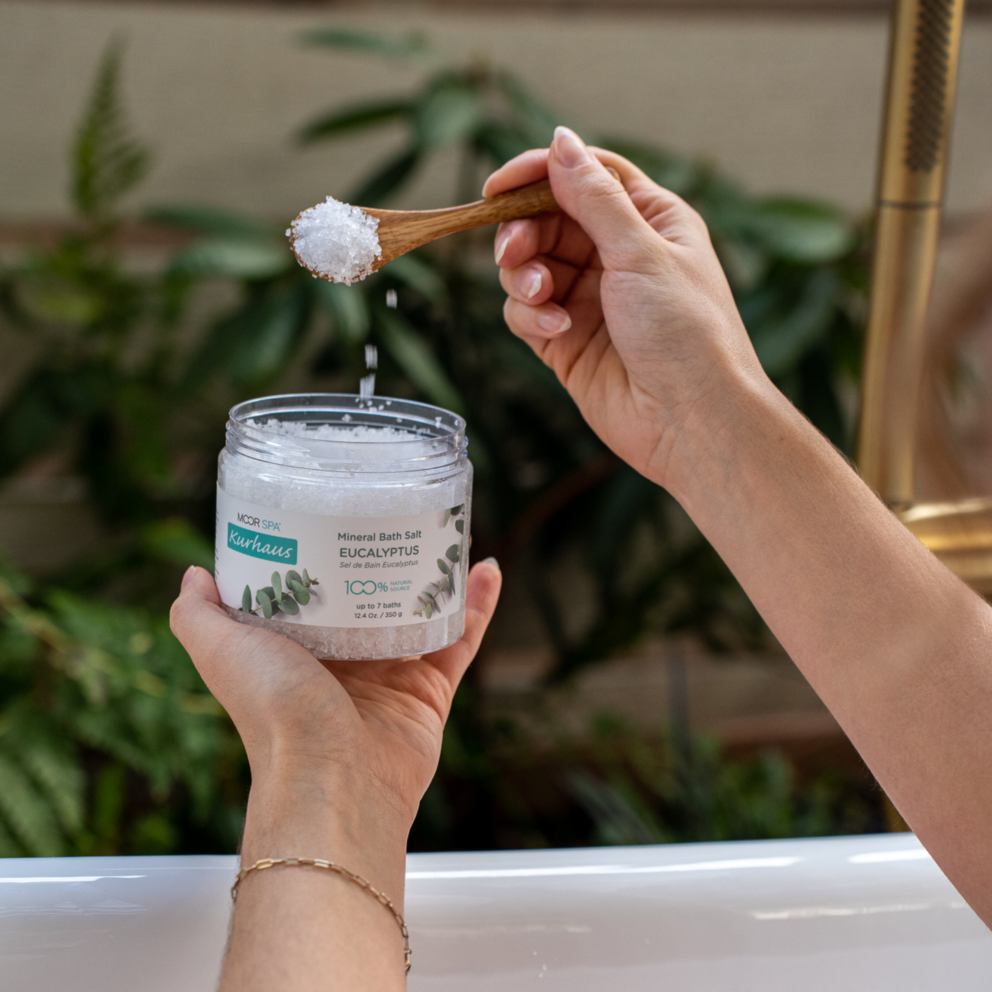 Kurhaus Mineral Bath Salt, Eucalyptus