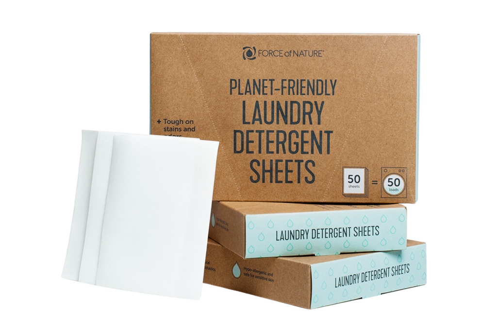 Force of Nature Eco-Friendly Laundry Detergent Sheets
