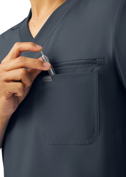 Landau Forward Men's 2-Pocket V-Neck Scrub Top