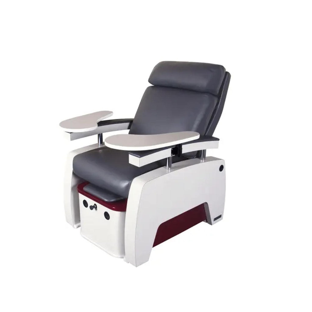Living Earth Crafts 5th Avenue PediLounge Pedicure Chair with Plumbed Hydrotherapy Footbath