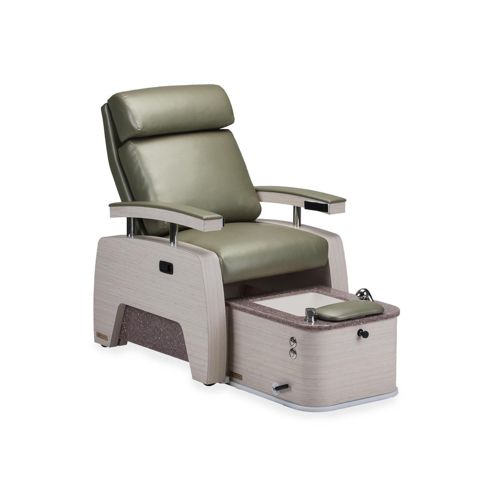 Living Earth Crafts 5th Avenue PediLounge Pedicure Chair with Plumbed Hydrotherapy Footbath