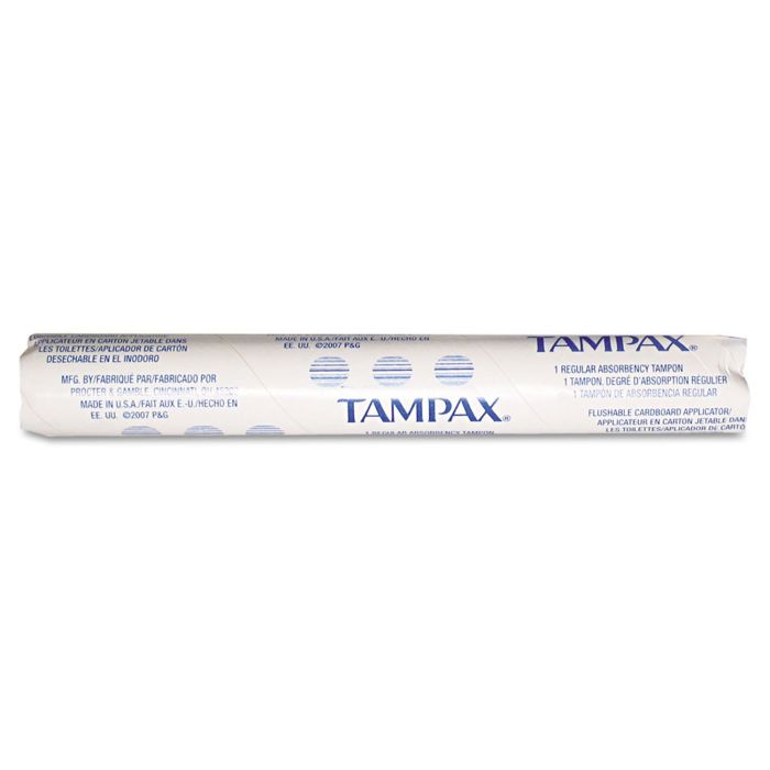 Tampax Tampons with Cardboard Applicator, Regular Absorbency, 500 ct