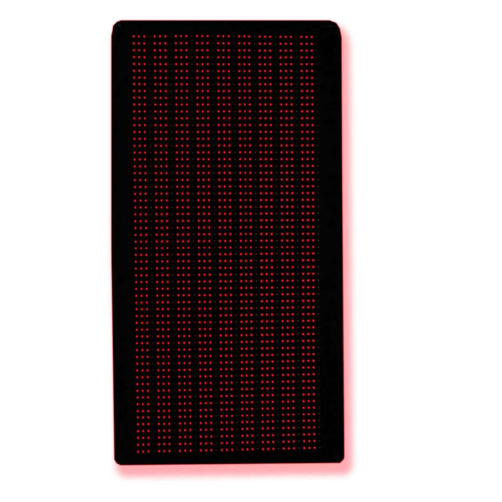 red setting of gemstone mat