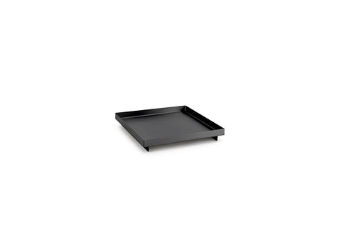 Image of FOH Brushed Stainless Steel Square Tray, 6", 6 ct