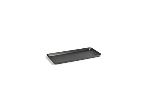 Image of FOH Brushed Stainless Steel Tray, 10" x 4.5", 6 ct
