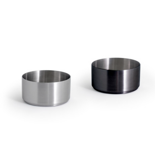 FOH Round Soho Brushed Stainless Ramekin, 6 oz, 12 ct