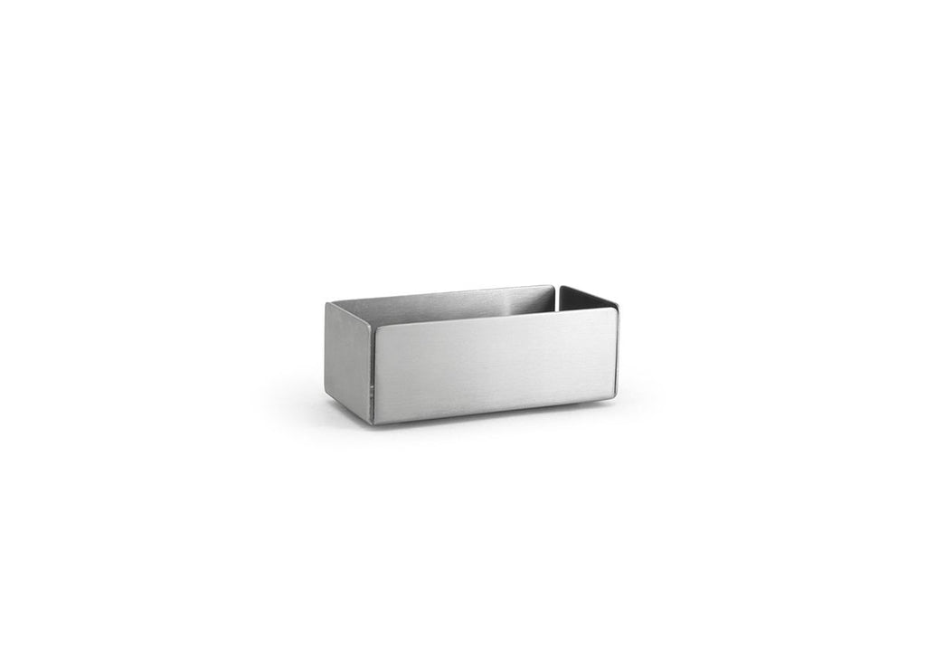 FOH Brushed Stainless Holder, 4.75" x 2.25", 12 ct