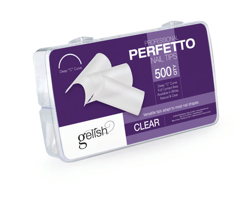 Image of Gelish ProHesion Perfetto Nail Tips, Clear, 500 ct