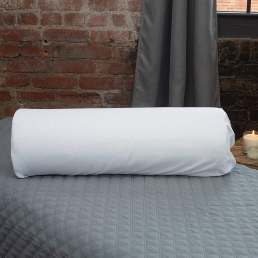 Sposh Microfiber Bolster Cover, White
