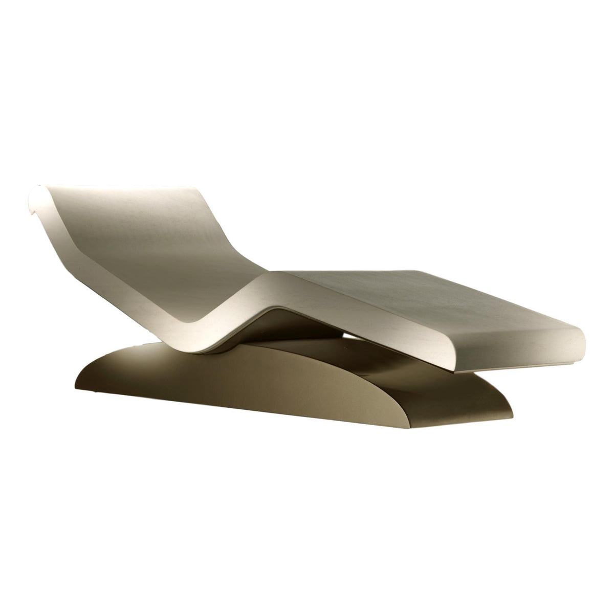 Cleopatra Moderno Infrared Heated Lounger, Ivoire Beige Limestone by Fabio Alemanno