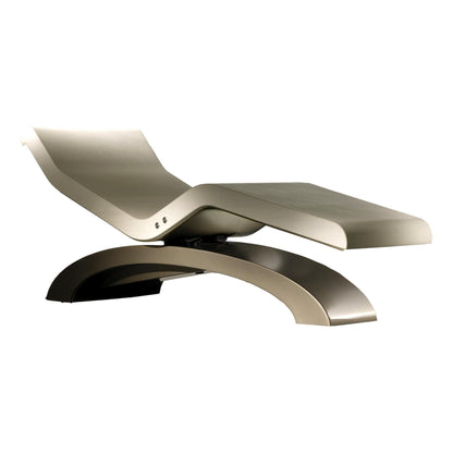 Cleopatra Classico Infrared Heated Lounger, Ivoire Beige Limestone by Fabio Alemanno