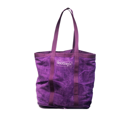 Image of Footlogix Purple Suede Bag