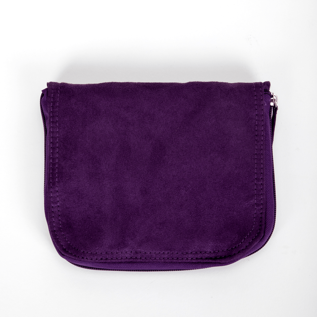 Footlogix Purple Suede Bag