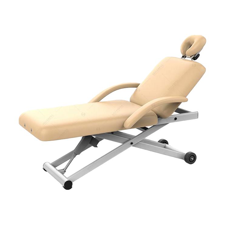 Luxury Scissor Lift Facial Chair, Tilt Top, Beige