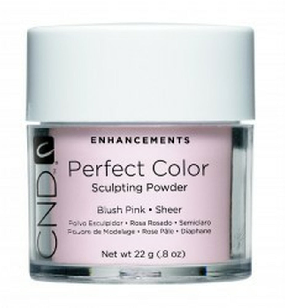 CND Enhancements, Perfect Color Sculpting Powders, Blush Pink, Sheer