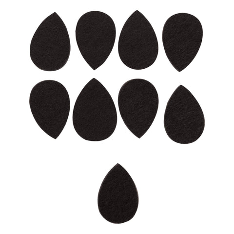 Image of Serina & Company Teardrop Replacement Pads, Black
