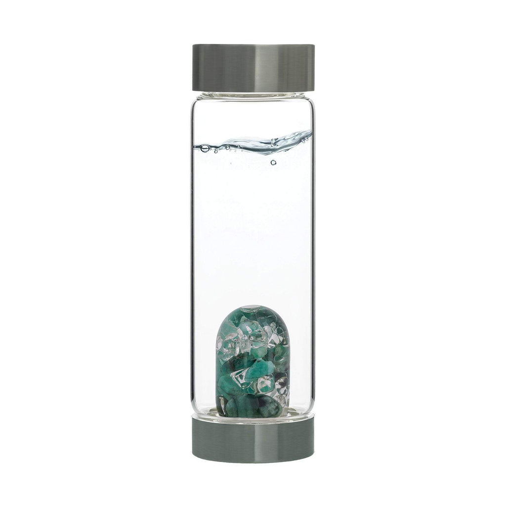 Glass Water Bottle - Emerald