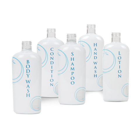 Image of Aquamenities Bottle Replacements, White Bottles
