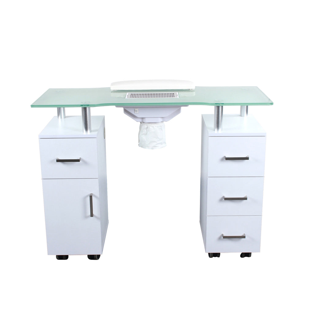 Glasglow Manicure Table, Vented