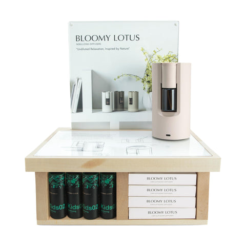 Image of Bloomy Lotus Wooden Display
