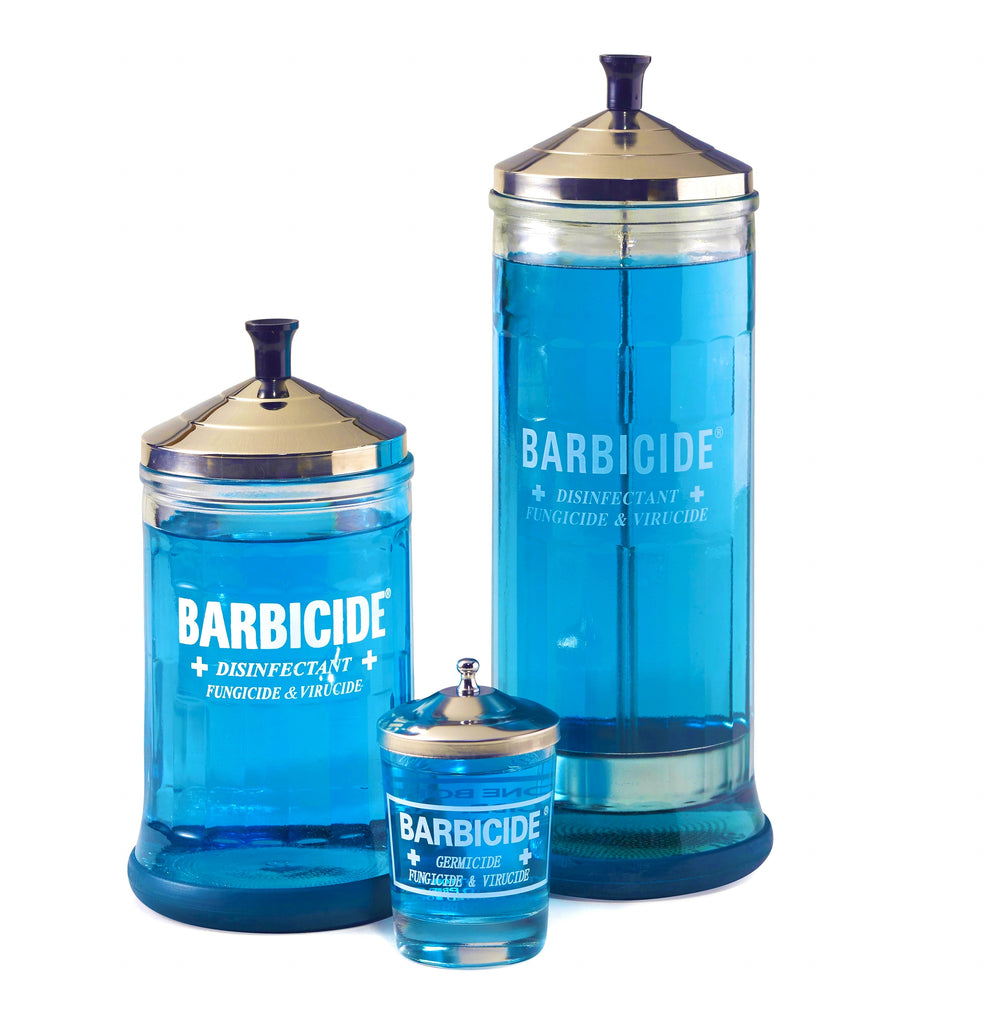 Barbicide Manicure Jar, Small, Midsize, and Large