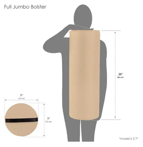Image of Earthlite Jumbo Round Bolster