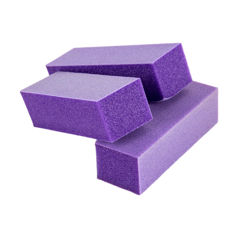 Image of Cuccio Pro 3 Way Purple Sanding Block,180/280/280 Grit