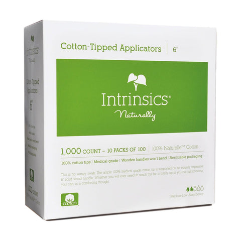 Image of Intrinsics Cotton Tipped Applicators, 6" Handle