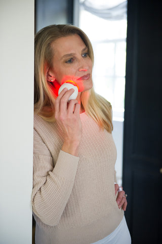 Image of Lux Soniqué Mini LED Sonic Cleanser, Wrinkle Reduction & Acne Treatment by reVive Light Therapy